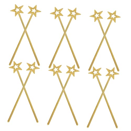 Beaupretty 12 Stück Teiliges Stern-zauberstäbe Glitzernde Prinzessin Fee Sticks Leicht Für Kinderhand Kostüm Zubehör Für Geburtstag Halloween Weihnachten Festveranstaltungen von Beaupretty