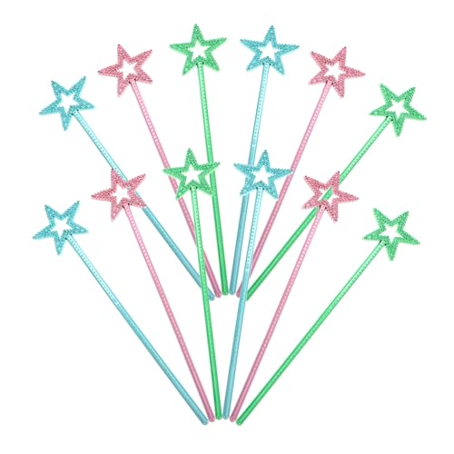 Beaupretty 12 Stück Teiliges Zauberstab aus Kindersicherem Kunststoff Handliche Sternstäbe Hellblau und Grün für Kostümpartys Bühnenauftritte und Kreatives Rollenspiel bei Mädchen Beaupretty 12 Stück Teiliges Zauberstab aus Kindersicherem Kunststoff Handliche Sternstäbe Hellblau und Grün für Kostümpartys Bühnenauftritte und Kreatives Rollenspiel bei Mädchen von Beaupretty