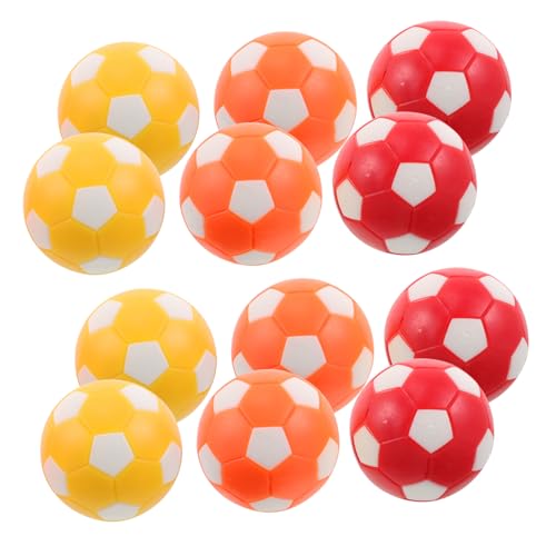Beaupretty 12 Stück Tischfußball Ersatzbälle Langlebige Tischfußballspiel-Ersatzbälle für Tischfußball Vielseitig Einsetzbar für Erwachsene Verschleißfest Kompatibel mit Meisten Tischkicker von Beaupretty
