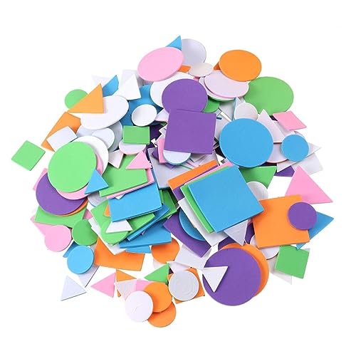 Beaupretty 1250 Stück Bunte Geometrische Formen Aufkleber Selbstklebende Eva Schaumstoff Sticker für Bastelprojekte Schulmaterial und DIY Aktivitäten Beaupretty 1250 Stück Bunte Geometrische Formen Aufkleber Selbstklebende Eva Schaumstoff Sticker für Bastelprojekte Schulmaterial und DIY Aktivitäten von Beaupretty