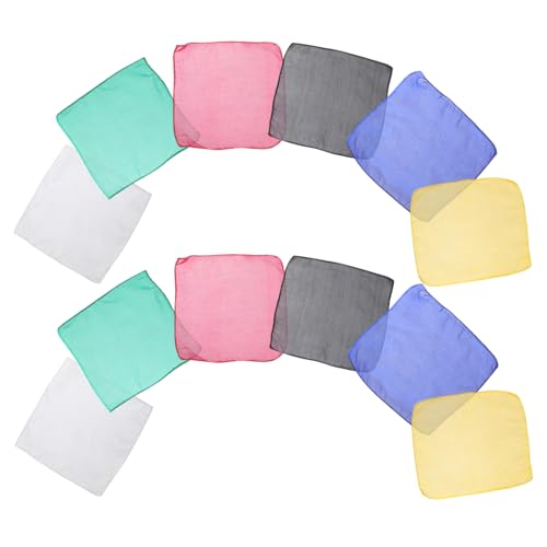 Beaupretty 12Stücke Bunte Gimmick Schals aus Hautfreundlichem Material für Partys und Zaubervorführungen Leicht zu Reinigen Lagern von Beaupretty