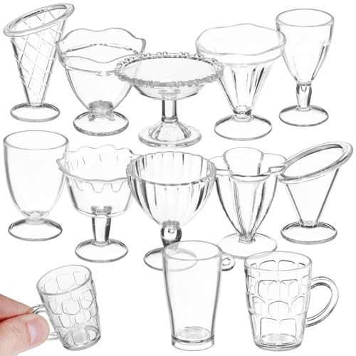 Beaupretty 12Stücke Miniaturbecher für Puppenhaus DIY Mini Dessertbecher Puppenhaus Zubehör Kreative Spielzeuge für Snacks und Getränke Transparent und Tragbar Beaupretty 12Stücke Miniaturbecher für Puppenhaus DIY Mini Dessertbecher Puppenhaus Zubehör Kreative Spielzeuge für Snacks und Getränke Transparent und Tragbar von Beaupretty