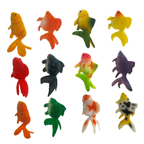 Beaupretty 12Stücke Teiliges PVC Goldfisch Modell Realistische Goldfisch Figuren für Aquarium Deko Kognitive Spielzeuge für Junge Mädchen Zufällige Farben Beaupretty 12Stücke Teiliges PVC Goldfisch Modell Realistische Goldfisch Figuren für Aquarium Deko Kognitive Spielzeuge für Junge Mädchen Zufällige Farben von Beaupretty