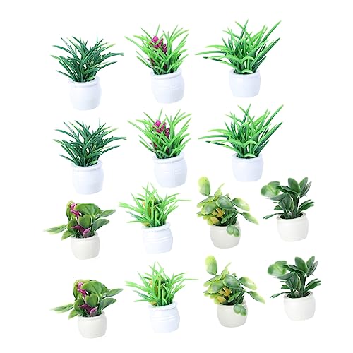 Beaupretty 14 Stück Teiliges Mini Künstliche Bonsai Pflanzen Mini Topfpflanzen Dekoration für Puppenhaus Feengarten Lebensechte Mikro Landschaftsdeko Kunststoff Detailreich und Vielseitig Beaupretty 14 Stück Teiliges Mini Künstliche Bonsai Pflanzen Mini Topfpflanzen Dekoration für Puppenhaus Feengarten Lebensechte Mikro Landschaftsdeko Kunststoff Detailreich und Vielseitig von Beaupretty