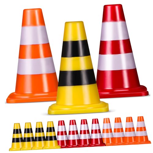 Beaupretty 15 Stück Teiliges Mini Verkehrsleitkegel Pädagogische Verkehrszeichen für Bunte Rote Gelbe und Orange Langlebig Platzsparend Fördert Verkehrs und Farberkennung für Indoor und Beaupretty 15 Stück Teiliges Mini Verkehrsleitkegel Pädagogische Verkehrszeichen für Bunte Rote Gelbe und Orange Langlebig Platzsparend Fördert Verkehrs und Farberkennung für Indoor und von Beaupretty