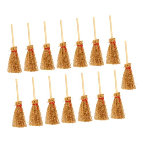 Beaupretty 15 Stück Teiliges Miniaturbesen Handgefertigte Mini Haus Deko Detailreiche Hexenbesen für Halloween und Weihnachtslandschaften Kleine Requisiten für Puppenhäuser und DIY Beaupretty 15 Stück Teiliges Miniaturbesen Handgefertigte Mini Haus Deko Detailreiche Hexenbesen für Halloween und Weihnachtslandschaften Kleine Requisiten für Puppenhäuser und DIY von Beaupretty
