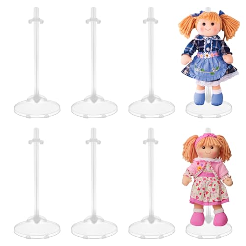 Beaupretty 15 Stück Teiliges Puppenständer Transparente Ständer für Puppen Stabiler Halter für Sammlungen für Schaufenster und Puppenausstellungen von Beaupretty