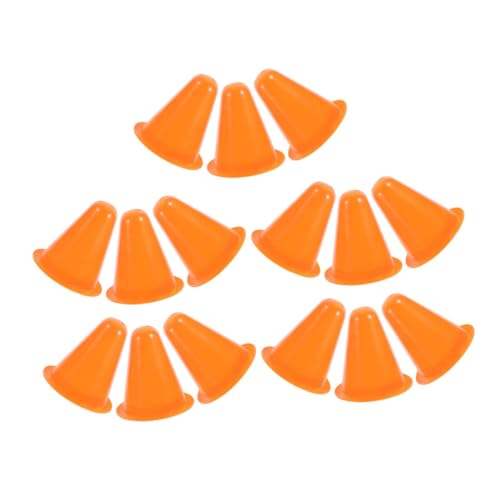 Beaupretty 15 Stück Teiliges Trainingskegel Rollschuhlaufen Stapelbare Stabile Sport markierungshütchen mit Flachem Boden Leicht und Kompakt für Agility übungen Hindernisparcours und von Beaupretty