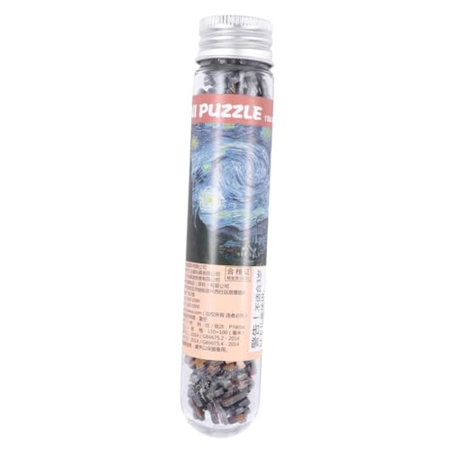 Beaupretty 150 Stück Teile Mini Puzzle Set Kreatives Pädagogisches Jigsaw für Erwachsene mit Sternenhimmel Denkspiel in Praktischer Testrohr Verpackung von Beaupretty