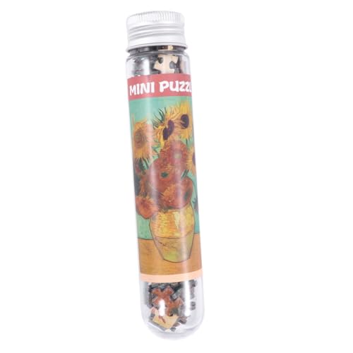 Beaupretty 150 Stück Teiliges Mini Puzzle Set für Kreatives Lehrreiches Papier Puzzle im Sonnenblumen Muster Beschäftigung für Freizeit und Stressabbau als für Eigene Sammlung von Beaupretty