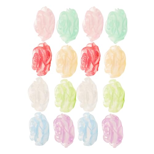 Beaupretty 16 Stück Leuchtender Haarschmuck Telefonhüllen Handgefertigte Haarnadel Miniatur Puppenhaus Zubehör Rosen Charms Blumen Haarspange Puppenhaus Miniatur Szenenmodell von Beaupretty