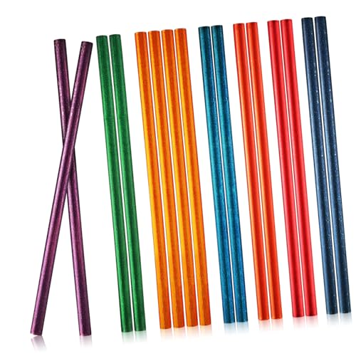 Beaupretty 16 Stück Teiliges Buntes Holz Rhythmus Sticks Pädagogisches Percussion Instrument für Fördert Rhythmusgefühl Langlebig Lackiert als Musikspielzeug für Musikunterricht von Beaupretty