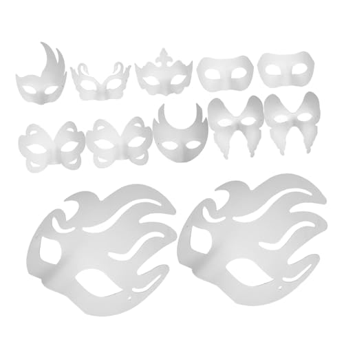 Beaupretty 16 Stück Teiliges Diy Masken Unbemalte Papiermasken für Karneval Maskerade und Bastelprojekte Ausmalen und Gestalten Vielseitig Einsetzbar für Partys und Aufführungen Beaupretty 16 Stück Teiliges Diy Masken Unbemalte Papiermasken für Karneval Maskerade und Bastelprojekte Ausmalen und Gestalten Vielseitig Einsetzbar für Partys und Aufführungen von Beaupretty