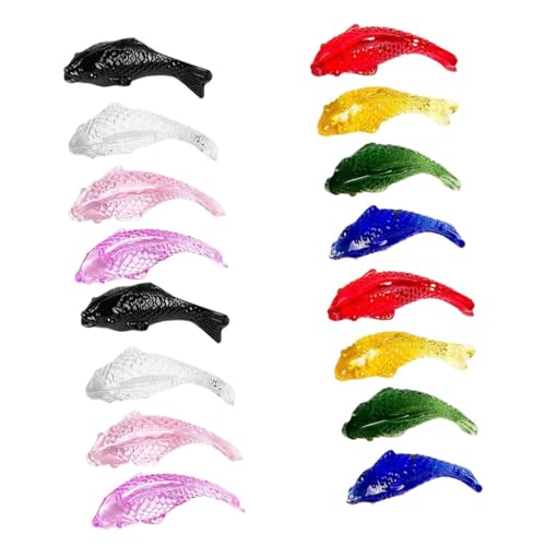 Beaupretty 16 Stück Teiliges Miniatur Kristallfische Farbige Glasfischfiguren Dekorative Koi Fischfiguren für Aquarium Garten Puppenhaus Wohnkultur Feng Shui Glücksbringer Beaupretty 16 Stück Teiliges Miniatur Kristallfische Farbige Glasfischfiguren Dekorative Koi Fischfiguren für Aquarium Garten Puppenhaus Wohnkultur Feng Shui Glücksbringer von Beaupretty