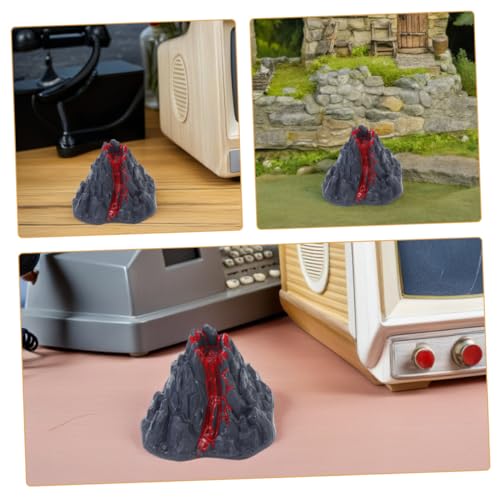 Beaupretty 16 Stück Teiliges Modellset mit Realistischem Lava Effekt Kompakte Tischdekoration Tragbares Lernspielzeug für Vulkanausbrüche experimente und Prähistorische Szenen von Beaupretty