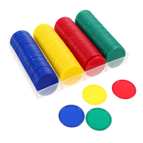 Beaupretty 160 Stück Bunte Kunststoff Bingo Chips Belohnungsmarken Vielseitige Lernzähler Für Mathe Spiele Klassenzimmer Anreize Robuste Lehrscheiben Für Zählen von Beaupretty