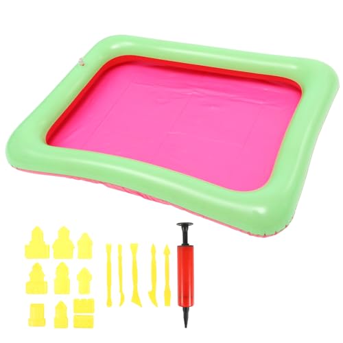 Beaupretty 17 Stück Teiliges Sandspielzeug Set für Sandformen Schaufeln und Aufblasbare Sandkastenmatte Strandspielzeug für Kreative Sandspiele und Spaß im Freien Zufällige Zufällige Farbe Beaupretty 17 Stück Teiliges Sandspielzeug Set für Sandformen Schaufeln und Aufblasbare Sandkastenmatte Strandspielzeug für Kreative Sandspiele und Spaß im Freien Zufällige Zufällige Farbe von Beaupretty