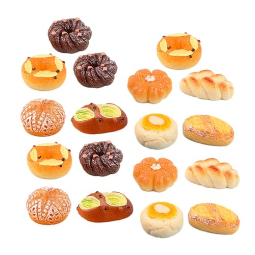Beaupretty 18 Stück Teiliges aus Miniatur Resin Brot Dekorationen für Puppenhaus und Bäckerei Realistische Nachbildung für Fotografie Wohnkultur und Präsentationen Beaupretty 18 Stück Teiliges aus Miniatur Resin Brot Dekorationen für Puppenhaus und Bäckerei Realistische Nachbildung für Fotografie Wohnkultur und Präsentationen von Beaupretty