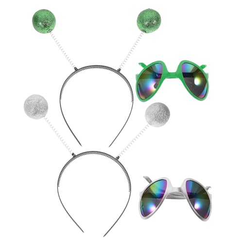 Beaupretty 1Satz Antenna Stirnbänder Brillen Teiliges Kostümzubehör für Festivals und Partys für Martian Dressing Cosplay Veranstaltungen Beaupretty 1Satz Antenna Stirnbänder Brillen Teiliges Kostümzubehör für Festivals und Partys für Martian Dressing Cosplay Veranstaltungen von Beaupretty