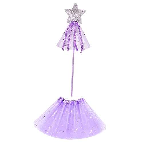 Beaupretty 1Satz Fairy Tutu Kostüm für Teiliges mit Tüllrock Feenstab für Rollenspiele Dress Up Partys Cosplay Halloween Handwerkskunst Beaupretty 1Satz Fairy Tutu Kostüm für Teiliges mit Tüllrock Feenstab für Rollenspiele Dress Up Partys Cosplay Halloween Handwerkskunst von Beaupretty