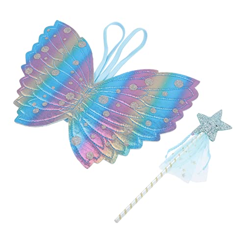 Beaupretty 1Satz Feenkostüm Set mit Engel Flügeln und Zauberstab für Mädchen Adorable Girl Fairy Stick für Geburtstagsfeiern Bequem und Sicher Elegantes Design Blau Beaupretty 1Satz Feenkostüm Set mit Engel Flügeln und Zauberstab für Mädchen Adorable Girl Fairy Stick für Geburtstagsfeiern Bequem und Sicher Elegantes Design Blau von Beaupretty