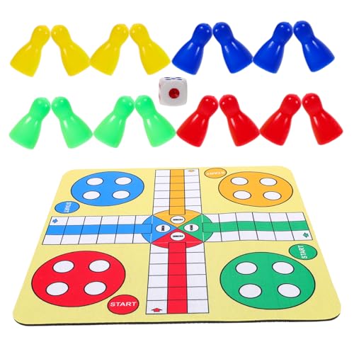 Beaupretty Fliegendes Schachspiel Satz für Kinder und Erwachsene Faltbare Schachmatte Interaktives Flugschachspielzeug Tragbares Schachspiel für Partys und Familien von Beaupretty