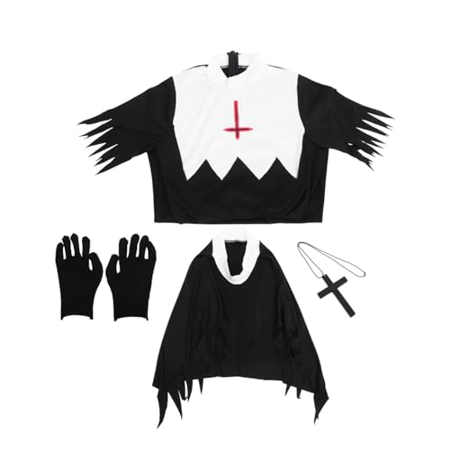 Beaupretty 1Satz Gruseliges Cosplay Outfit für Damen Xl Partys Bühnenaufführungen Karneval von Beaupretty