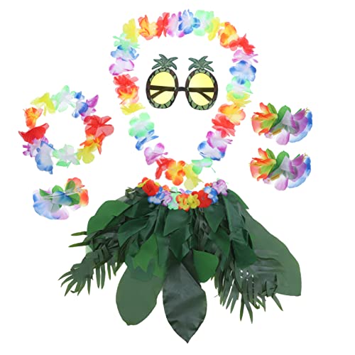 Beaupretty 1Satz Hawaii Hula Rock Kostümset Mit Sonnenbrille Halskette Stirnband Haarclip Teiliges Für Tropische Partys Sommerveranstaltungen Lebensechte Dekorative Beaupretty 1Satz Hawaii Hula Rock Kostümset Mit Sonnenbrille Halskette Stirnband Haarclip Teiliges Für Tropische Partys Sommerveranstaltungen Lebensechte Dekorative von Beaupretty