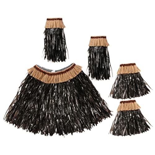 Beaupretty 1Satz Hawaiianisches Rock Set Teiliges Kostüm für Partys und Aufführungen für Luau Schulveranstaltungen und Halloween Deko von Beaupretty