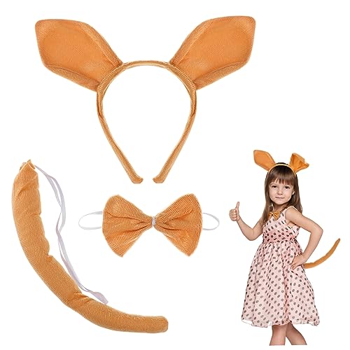 Beaupretty 1Satz Kostüm Set Tierkostüm mit Haarreif Fliege für Cosplay Geburtstagsfeiern Weihnachten und Maskerade Tragbar Leicht Design für Spannende Fotos von Beaupretty