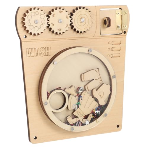 Beaupretty 1Satz Kreatives Busy Board für Montessori Lernspielzeug aus DIY Waschmaschine mit Glitzer Fördert Problemlösungsfähigkeiten und für Jungen und Mädchen Ab von Beaupretty