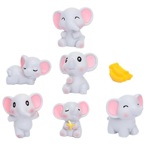 Beaupretty 1Satz Mini Elefantenfiguren Teiliges Tierfiguren für Garten und Dekorative Resin Dekorationen für Schlafzimmer und Beaupretty 1Satz Mini Elefantenfiguren Teiliges Tierfiguren für Garten und Dekorative Resin Dekorationen für Schlafzimmer und von Beaupretty