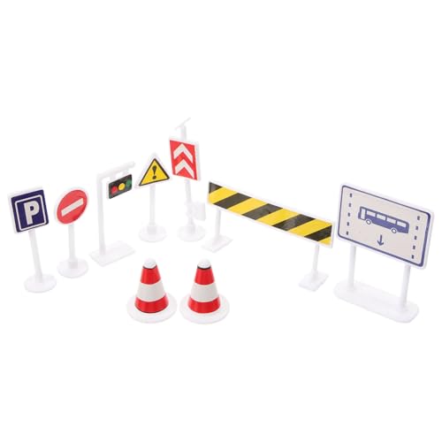 Beaupretty 1Satz Mini Verkehrszeichen für Teiliges Straßenschild Farbenfrohe und Robuste Modelle für Vorschulkinder für Kreative Spiele und Verkehrserziehung Beaupretty 1Satz Mini Verkehrszeichen für Teiliges Straßenschild Farbenfrohe und Robuste Modelle für Vorschulkinder für Kreative Spiele und Verkehrserziehung von Beaupretty