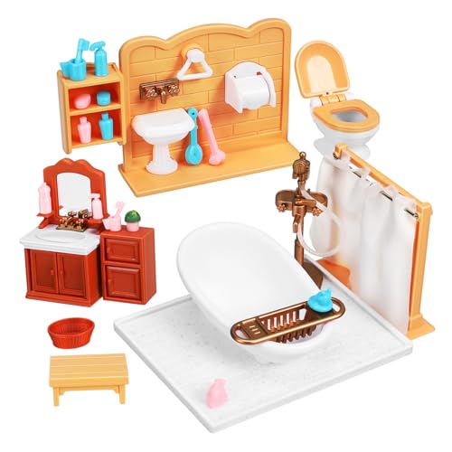 Beaupretty 1Satz Miniatur Badezimmermöbel für Puppenhaus Teiliges Zubehör für Realistische Dekoration Kompakte Langlebig für Kreatives Beaupretty 1Satz Miniatur Badezimmermöbel für Puppenhaus Teiliges Zubehör für Realistische Dekoration Kompakte Langlebig für Kreatives von Beaupretty