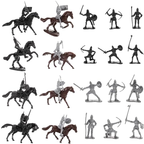 Beaupretty 1Satz Miniatur Ritter und Pferde Soldaten Figuren Set Teiliges Mittelalterliches Modell für Sandtisch Dekoration Mikrolandschaftsgestaltung und Sammlerstücke Beaupretty 1Satz Miniatur Ritter und Pferde Soldaten Figuren Set Teiliges Mittelalterliches Modell für Sandtisch Dekoration Mikrolandschaftsgestaltung und Sammlerstücke von Beaupretty