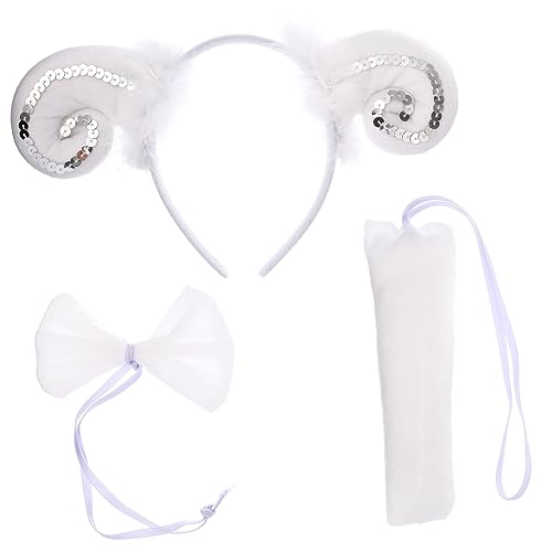 Beaupretty 1Satz Tier Cosplay Set Teiliges Kostüm mit Stirnband Bowknot und Lustige Requisiten für Halloween und Kostümpartys von Beaupretty