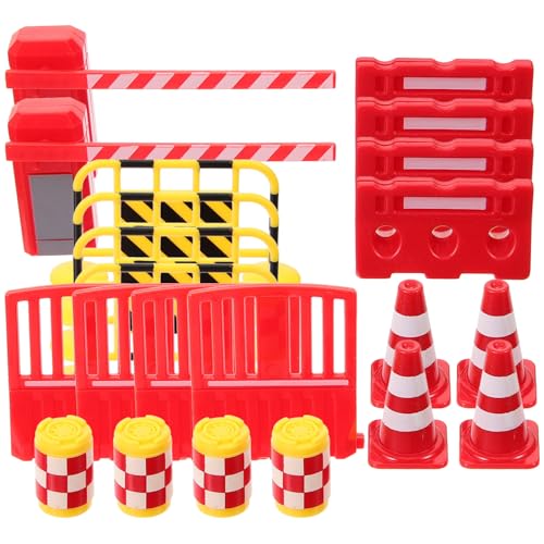 Beaupretty 1Satz Verkehrsspielset mit Verkehrszeichenmodellen für Früherziehung und Verkehrssicherheit für Kognitive Entwicklung und Stimulation von Beaupretty