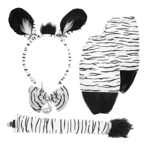 Beaupretty 1Satz Zebra Kostümset für Teiliges mit Stirnband Handschuhen Weiches Langlebiges Tierkostüm für Halloween Cosplay Themenpartys Benutzerfreundlich Beaupretty 1Satz Zebra Kostümset für Teiliges mit Stirnband Handschuhen Weiches Langlebiges Tierkostüm für Halloween Cosplay Themenpartys Benutzerfreundlich von Beaupretty