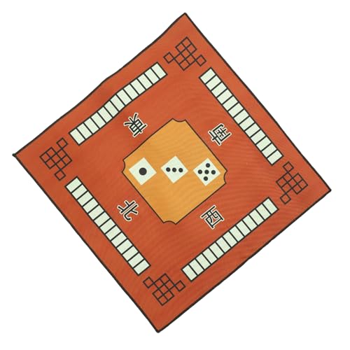 Beaupretty 1Stück Mahjong Tischdecke Quadratische Spielmatte für Brettspiele rutschfeste Tischauflage aus Kaffee für Domino und Poker Beaupretty 1Stück Mahjong Tischdecke Quadratische Spielmatte für Brettspiele rutschfeste Tischauflage aus Kaffee für Domino und Poker von Beaupretty
