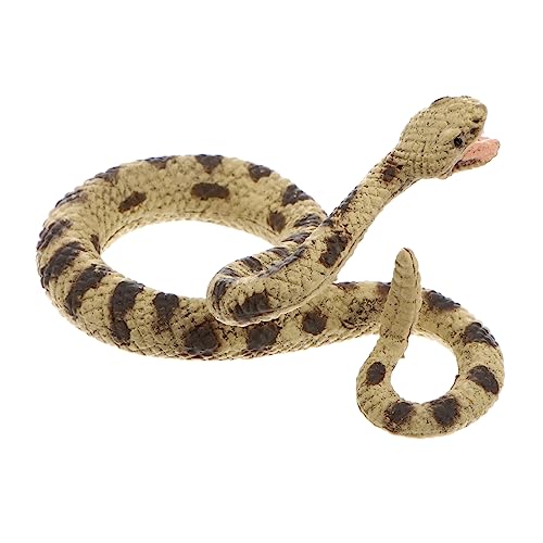 Beaupretty 1Stück Realistisches Schlangenmodell aus Strapazierfähigem Pädagogisches für Lebensnahe Cobra Darstellung als Halloween Requisite oder Streichspielzeug Fördert von Beaupretty