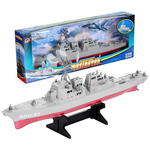 Beaupretty 1Stück Zerstörer Schiff Modellspielzeug für Jungen Dekorative Schiffsmodell Kunst für Kinderzimmer Perfektes für Militärfans und von Schiffsdeko von Beaupretty
