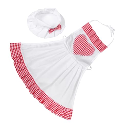 Beaupretty 1satz Kleinkinder Koch Outfit Mit Mütze Und Schürze Für Fotoshootings Einzigartige Fotografie Requisiten Für Neugeborene Komfortabel Und Leicht Auszuziehen Für Tage von Beaupretty