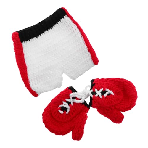 Beaupretty 1satz Neugeborenen Fotokostüm Mit Handschuhen Und Hose Süßes Outfit Für Fotoshootings Requisite Für Jungen Kreative Babyfotografie Accessoires von Beaupretty