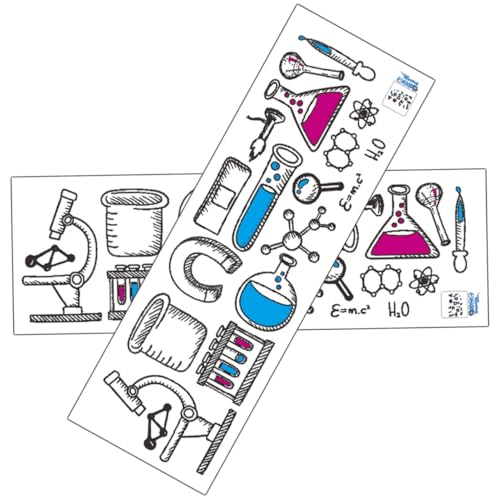Beaupretty 2 Blätter Wissenschaftliche Labor Wandtattoos Chemische Elemente Wandaufkleber Klassenzimmer Wanddeko Für Schülerzimmer Glatte Oberflächen Geeignet von Beaupretty