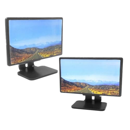 Beaupretty 2 Maßstab Realistische Puppenhaus Tv Dekoration Stabiles Kunststoffmodell für Winzige Wohnzimmer Accessoires Modernes Design für Miniatur Sammlungen Beaupretty 2 Maßstab Realistische Puppenhaus Tv Dekoration Stabiles Kunststoffmodell für Winzige Wohnzimmer Accessoires Modernes Design für Miniatur Sammlungen von Beaupretty