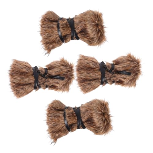 Beaupretty 2 Paare Verstellbare Flauschige Kostüm Bindewraps für Halloween Mittelalterliches Cosplay Accessoires für Männer und Frauen von Beaupretty