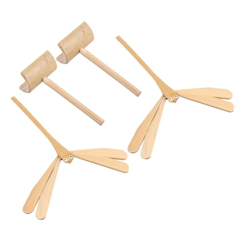 Beaupretty 2 STÜCK Bambus Libellen Modellspielzeug Balance Lernspielzeug Montessori Insektenspielzeug für Motorischer Fähigkeiten und Kognitiver Entwicklung von Beaupretty