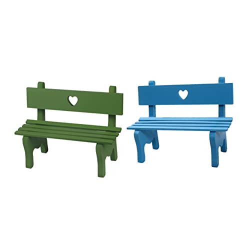 Beaupretty 2 STÜCK Mini Parkstuhl Deko aus Holz Kleine Möbel für Home Office und Puppenhaus und Blau für Kreative Wohnraumgestaltung Beaupretty 2 STÜCK Mini Parkstuhl Deko aus Holz Kleine Möbel für Home Office und Puppenhaus und Blau für Kreative Wohnraumgestaltung von Beaupretty