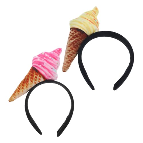Beaupretty 2 STÜCK Plüsch Eiscreme Haarband Süßes Make up Stirnband Damen Accessoire Rutschfest Bequem für Party Alltag Cosplay und Hautpflege Beaupretty 2 STÜCK Plüsch Eiscreme Haarband Süßes Make up Stirnband Damen Accessoire Rutschfest Bequem für Party Alltag Cosplay und Hautpflege von Beaupretty