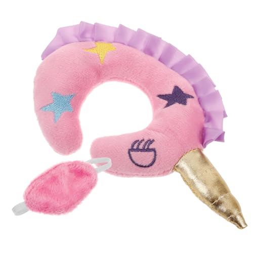 Beaupretty 2 STÜCK Puppenzubehör Teiliges Nackenkissen Augenmaske für Puppen für Rollenspiele und Puppen Luggage für Mädchen von Beaupretty